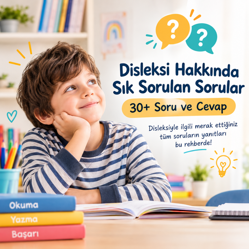 Disleksi hakkında sık sorulan sorular ve aileler için bilgi rehberi